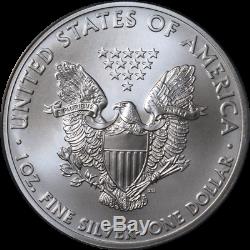 2011 25th Anniversary 5 Coin Silver American Eagle $1 Set 1st Strike ANACS MS70