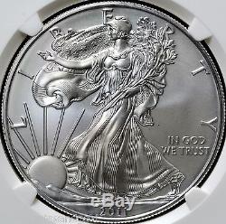 2011 25th Anniversary Silver American Eagle Set NGC Graded MS70 PF70 withBox & COA