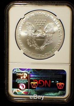 2011 5-Coin American Silver Eagle Set MS/PF-70 NGC (25th Anniv)