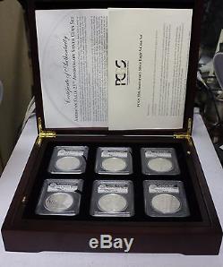 2011 American Eagle 25th Anniversary 10 Coin Set MS 70 PCGS Signed Mercanti