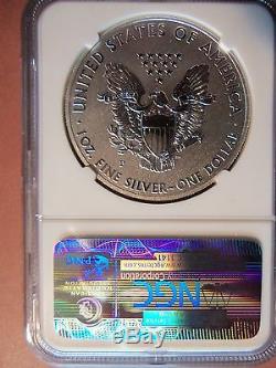2011 American Silver Eagle 25th Anniversary Set NGC MS70 PF70 Matching Cert Nos