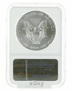2011-S 1oz Burnished American Silver Eagle MS70 NGC West Point Mint