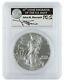 2011-S 1oz Burnished American Silver Eagle MS70 PCGS Mercanti