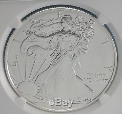 2011 S American Silver Eagle MS 70 25th Anniversary Set Early Releases NGC