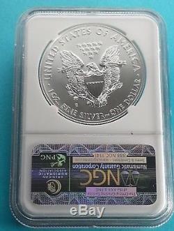 2011 S American Silver Eagle MS 70 25th Anniversary Set Early Releases NGC