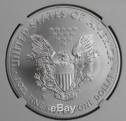 2011 S American Silver Eagle NGC Early Releases MS70 25th Anniversary set