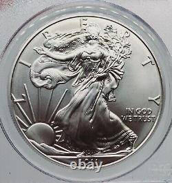 2011-S BURNISHED Silver Eagle PCGS MS70 FS From 25TH ANNIVERSARY SET MERCANTI