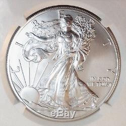 2011-S NGC MS70 Early Releases 25th Anniversary Burnished American Silver Eagle