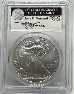 2011-W American Silver Eagle 25th Anniversary Set FS Mercanti MS70 PCGS