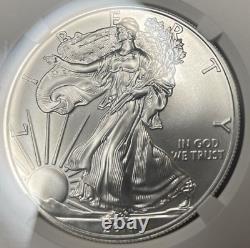 2011 W American Silver Eagle Burnished W NGC MS 70 Traditional Brown Label