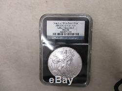 2012 W AMERICAN EAGLE SILVER DOLLAR NGC MS 70 EARLY RELEASES 25th ANNIVERSARY