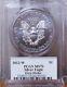 2012-w Burnished American Silver Eagle First Strike Mercanti Label Pcgs Ms70
