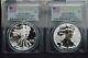 2013 United States Mint American Eagle West Point 2 Coin Set Ms70 Pcgs