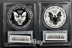2013-W AMERICAN EAGLE WEST POINT 2 COIN SILVER SET PCGS PF70/MS70 withOGP A8588