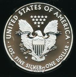 2013 W American Silver Eagle Dollar NGC SP (MS) 70 Enhanced Finish