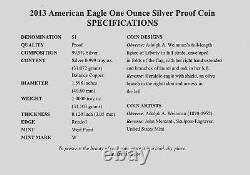 2013-W Proof & 2017 (W) American Silver Eagle PCGS MS 70 First Strike + Bonus