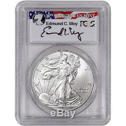 2015 American Silver Eagle PCGS MS70 First Strike Moy Signed