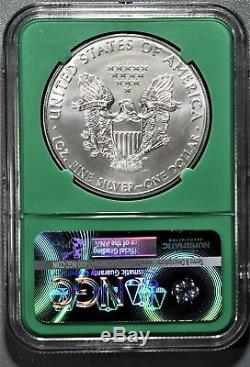 2015(P) AMERICAN SILVER EAGLE One of 79,640 Struck Philadelphia NGC MS69 A8379