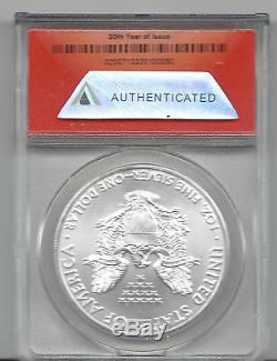 2015 (P) American Silver Eagle ANACS MS-70 PHILADELPHIA LABEL EXTREMELY RARE