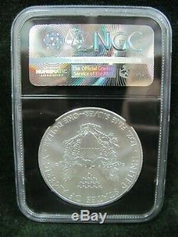 2015 (P) American Silver Eagle NGC MS 69 One of 79,640 Struck