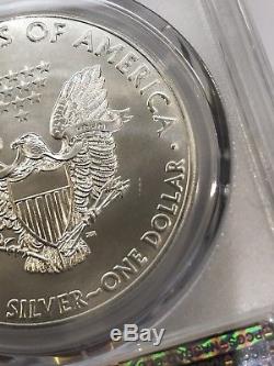 2015 (P) American Silver Eagle PCGS MS-70 Mintage Of 79,640