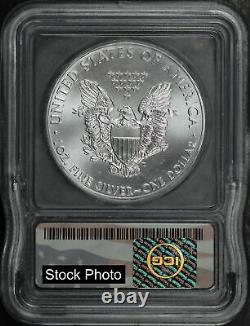 2015-(P) American Silver Eagle Struck at Philadelphia ICG MS-69 Flag Label