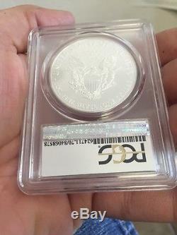 2015 (P) American silver Eagle PCGS MS70 Mintage Of Only 79,640 Philadelphia