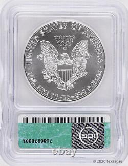 2015-P Silver American Eagle ICG MS69 (Struck at Philly) 1 of 444 Random Cert #