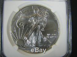 2015 W Burnished Silver American Eagle Annual Dollar Set NGC Ms 70 ER
