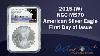 2015 W Ngc Ms70 Silver Eagle First Day Of Issue Flag