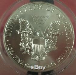 2015-p American Silver Eagle $ Anacs Ms 69 Struck At Philadelphia Mint Bin Free