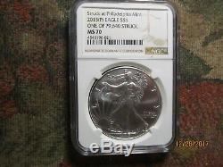 2015 (p) American Silver Eagle Ngc Ms 70