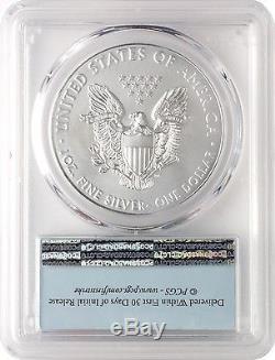 2016 $1 American Silver Eagle PCGS MS70 First Strike Flag Label Box of 20