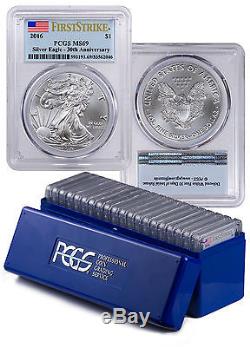 2016 American Silver Eagle Box of 20 PCGS MS69 FS (PCGS Box Flag Label) SKU40632