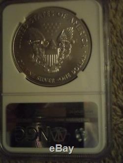2016 (P) $1 American Silver Eagle NGC MS70 Brown Label. This coin is very rare