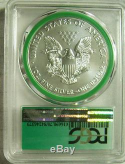 2017 American Silver Eagle $1 PCGS MS 70 GREEN CORE From Mint Sealed Box RARE