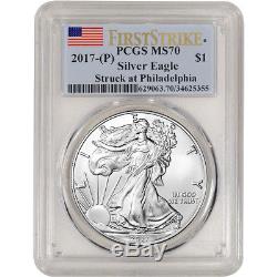 2017-(P) American Silver Eagle PCGS MS70 First Strike