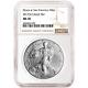 2017 (S) $1 American Silver Eagle NGC MS70 Brown Label