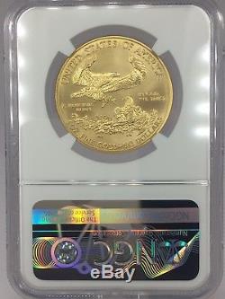 2017-W $50 1 oz Burnished American Gold Eagle NGC MS70 ALS Label Best Date Ever