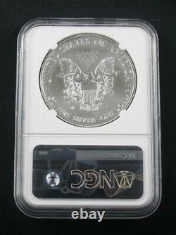 2017 W Burnished American Silver Eagle Ngc Ms 70