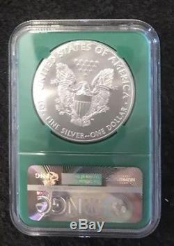 2017-w Pf 70 Ms 70 American Silver Eagle Christmas Set Proof Ngc $1 Coins