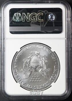 2018 $1 American Silver Eagle Ngc Ms70 First Day Of Issue Mercanti Signed Label