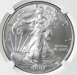 2018 $1 American Silver Eagle Ngc Ms70 First Day Of Issue Mercanti Signed Label