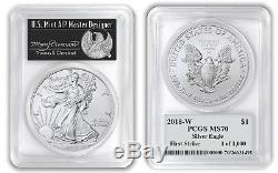 2018 $1 American Silver Eagle PCGS MS70 FS Thomas Cleveland 1 of 1000 Freedom