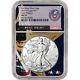 2018-W American Silver Eagle Burnished NGC MS70 Early Releases WP Core Holder