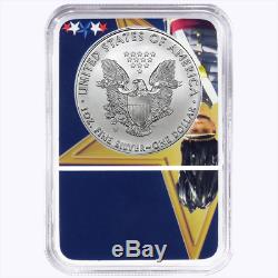 2018-W Burnished $1 American Silver Eagle NGC MS70 FDI West Point Core