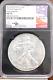 2018-W Burnished Silver Eagle- NGC Graded MS70 Mercanti Signed Early Releases