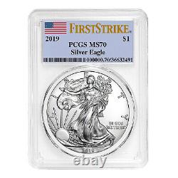 2019 $1 American Silver Eagle MS70 PCGS First Strike
