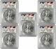 2019 $1 American Silver Eagle PCGS MS70 First Strike Eagle Label Lot of 5