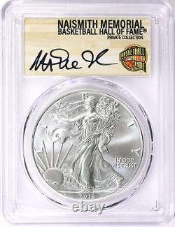 2019 $1 Silver American Eagle First Strike PCGS MS70 (Magic Johnson Hand Signed)